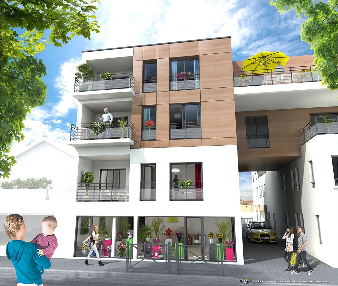 Programme immobilier à Andernos-les-Bains T2 et T3